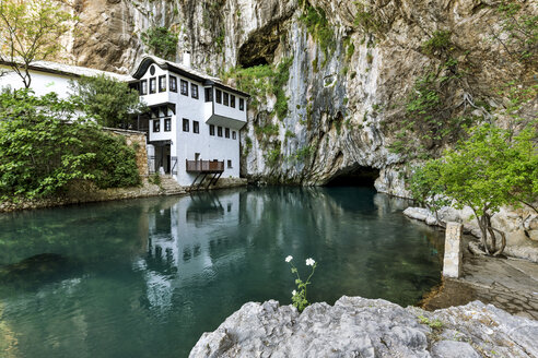 Bosnien und Herzegowina, Neretva, Blagaj, Blagaj Tekke, Derwisch-Kloster - FPF00153