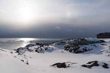 Sturmwolken über der Diskobucht bei Ilulissat, Grönland - CUF16110