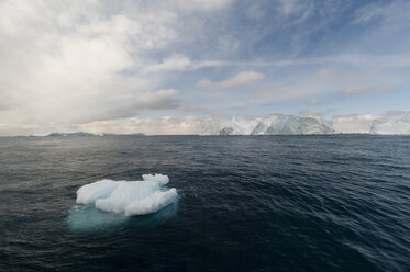 Eisberge im Sonnenlicht am Ilulissat-Eisfjord, Diskobucht, Grönland - CUF16116