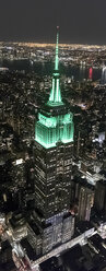 Luftaufnahme aus dem Hubschrauber von Midtown, Empire State Building, New York, USA - CUF19040