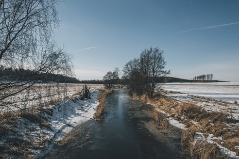 Schweden, Sodermanland, einsame Landschaft im Winter - GUSF00912