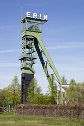 Germany, North Rhine-Westphalia, Castrop-Rauxel, Headframe, former Erin Colliery - WIF03520