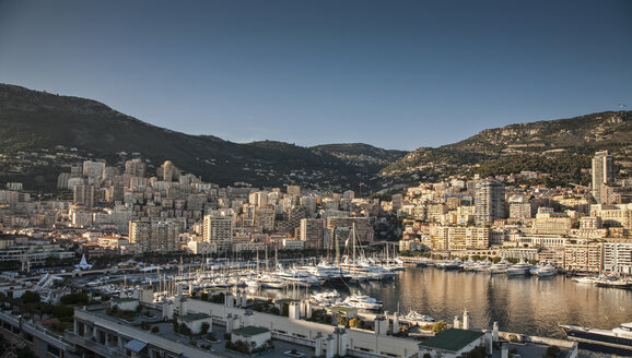 Blick auf den Jachthafen mit Yachten und Booten, Monte Carlo, Monaco - CUF21996