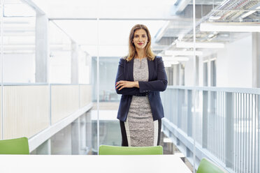 Portrait of businesswoman standing in office - CUF22249