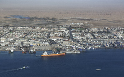 Luftaufnahme von Swakopmund, Skelettküste, Namibia - CUF22703