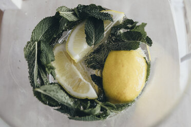 Water infused with lemon and mint - KMKF00287