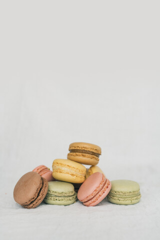 Bunte Macarons, lizenzfreies Stockfoto