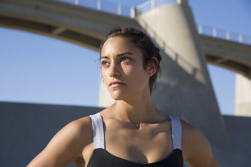 Young female athlete, Van Nuys, California, USA - ISF09272