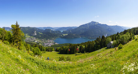 Österreich, Land Salzburg, Salzkammergut, St. Gilgen, Wolfgangsee, Schafberg, Zwoelferhornbahn - WWF04224