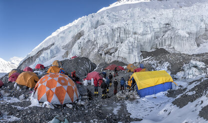 Nepal, Solo Khumbu, Everest, Sagamartha-Nationalpark, westlicher Cwm, Lager 2 - ALRF01230