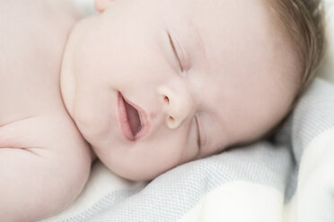 Close up of baby sleeping - CUF25012
