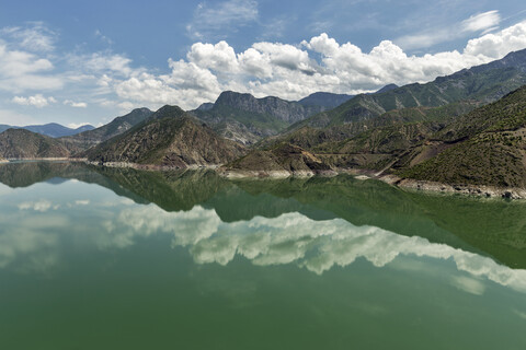 Europa, Türkei, Erzurum, Uzundere, Tortum-Damm, lizenzfreies Stockfoto