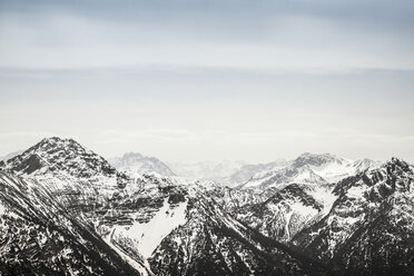 Blick auf die Ammergauer Alpen, Oberammergau, Bayern, Deutschland - CUF28404