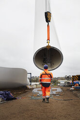 Engineer working at wind farm - CUF28488