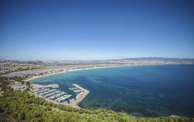 Luftaufnahme des Hafens, Cagliari, Sardinien, Italien - CUF28826