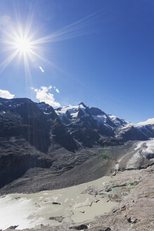 Österreich, Kärnten, Nationalpark Hohe Tauern, Großglockner, Pasterzegletscher und Johannisberg - GWF05524