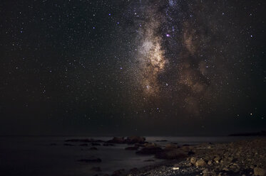 The milky way above ocean, Crete, Greece - CUF30300