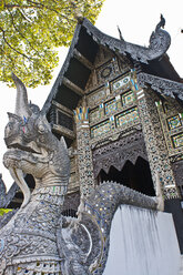 Buddhist shrine exterior, Chiang Mai City, Thailand - CUF30711