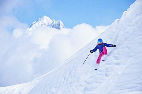 Skifahrer, Chamonix, Frankreich - CUF31280