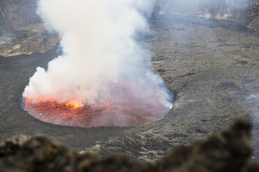 Afrika, Demokratische Republik Kongo, Virunga-Nationalpark, Vulkan Nyiragongo - REAF00299