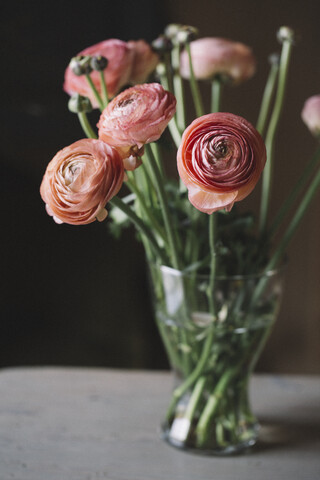 Vase mit Blumen, lizenzfreies Stockfoto