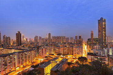Mong Kok apartment buildings, Hong Kong, China - ISF10007