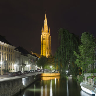 Church of Our Lady, Canals of Bruges, Belgium - CUF32504