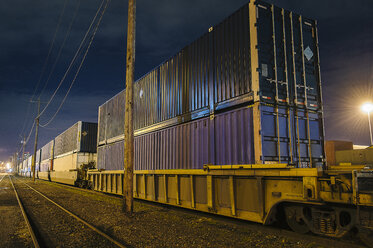 Container am Puget Sound, Seattle, USA - ISF10495