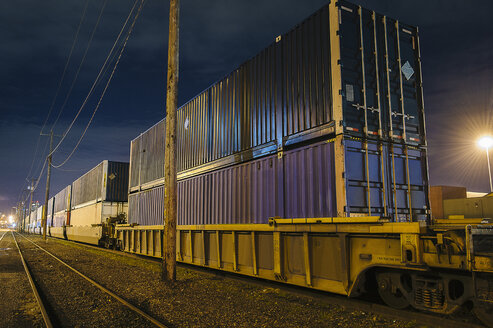 Container am Puget Sound, Seattle, USA - ISF10495