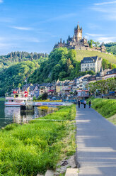 Deutschland, Rheinland-Pfalz, Cochem, Burg Cochem im Moseltal - MH00435