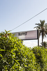 Mallorca, Schild, Buffet - JMF00414