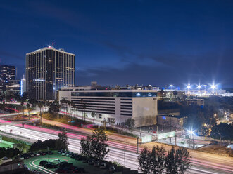 Harbor Freeway, Stadtzentrum, Los Angeles, Kalifornien, Vereinigte Staaten von Amerika - ISF12828