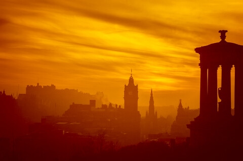 Vereinigtes Königreich, Schottland, Edinburgh, Konzept Apokalypse, lizenzfreies Stockfoto