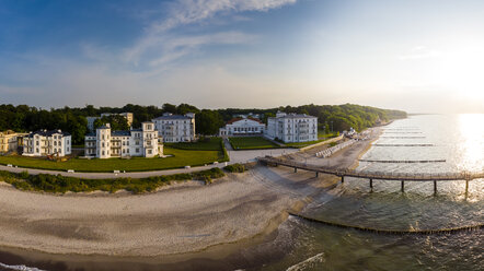 Germany, Mecklenburg-Western Pomerania, Bay of Mecklenburg, Baltic sea seaside resort Heiligendamm, Grand Hotel - AMF05776