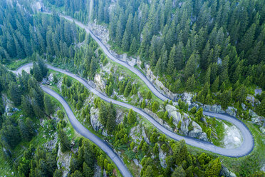 Schweiz, Kanton Uri, Göschenen, Göscheneralp, Luftaufnahme des Passes - STSF01626