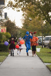 Children going trick or treating - ISF14338