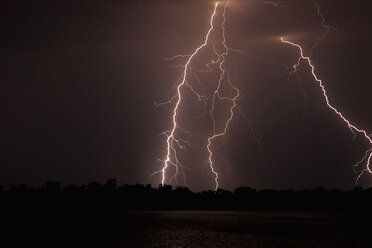 Storm over Zambezi River - CUF34492