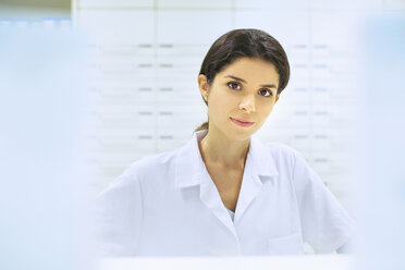 Portrait of young female pharmacist at work - CUF34538