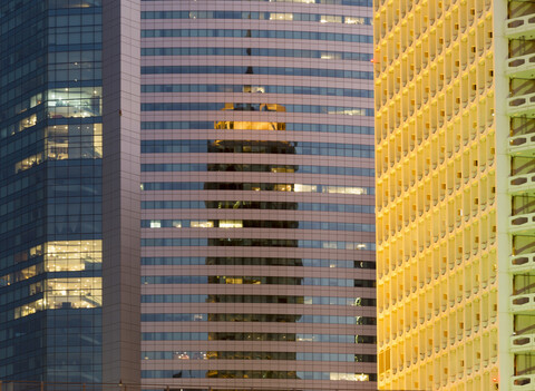 Modernes Gebäude im Zentrum von Dubai, lizenzfreies Stockfoto