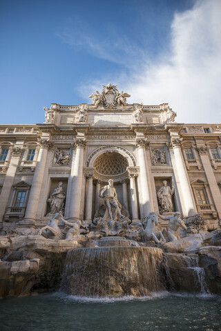 Trevi-Brunnen, Rom, Italien, lizenzfreies Stockfoto