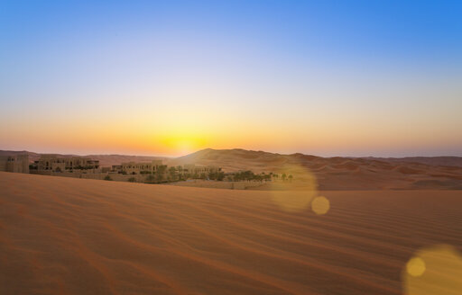 Wüste Rub al-Khali, leeres Viertel, Wüste Liwa, Qasr Al Sarab Desert Resort, Vereinigte Arabische Emirate - CUF35642