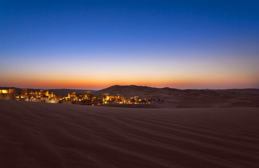 Wüste Rub al-Khali, leeres Viertel, Wüste Liwa, Qasr Al Sarab Desert Resort, Vereinigte Arabische Emirate - CUF35643