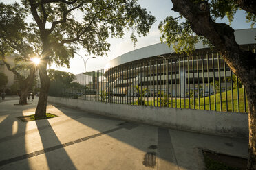 Exterior of Maracana soccer stadium, Rio De Janeiro, Brazil - CUF35665