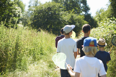 Group of boys in field - CUF36388