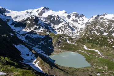 Schweiz, Kanton Bern, Sustenpass, Steinsee und Steingletscher - STSF01678