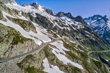 Schweiz, Kanton Uri, Luftbild vom Sustenpass - STSF01681