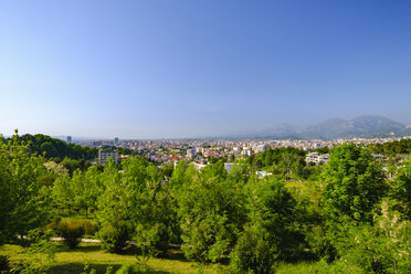 Albania, Tirana, View from National Martyrs Cemetery to the city - SIEF07822