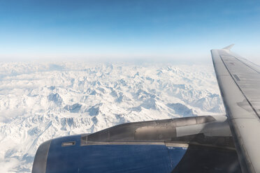 Italien, Aosta, Matterhorn und Alpen aus dem Flugzeug - WPEF00561