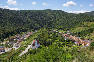 Österreich, Niederösterreich, Wachau, Kremstal, Senftenberg, Blick auf die Pfarrkirche - WWF04236