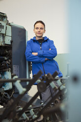 Portrait of factory worker - CUF38760